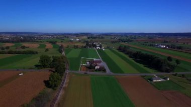 Amish kırsal ve Drone Buhar tren