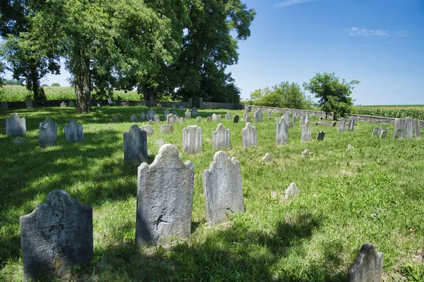 Cementerio Más Antiguo Condado Lancaster — Foto de Stock