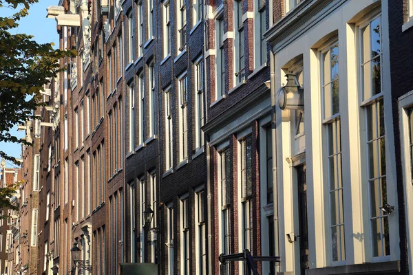 Facades Historical Houses Amsterdam Holland — Stock Photo, Image