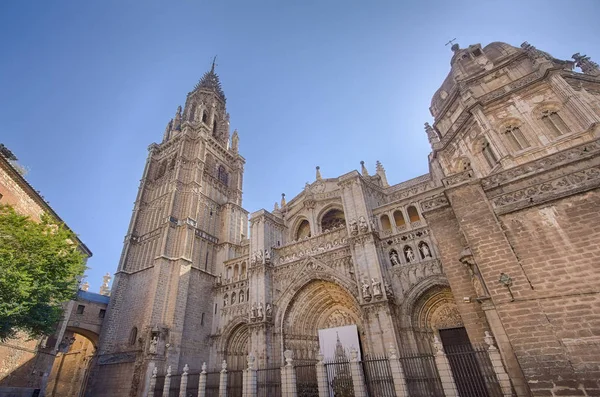 Famosa Catedral Cidade Histórica Toledo Espanha — Fotografia de Stock