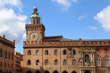 Bologna, İtalya Palazzo Comunale Rönesans mimarisi