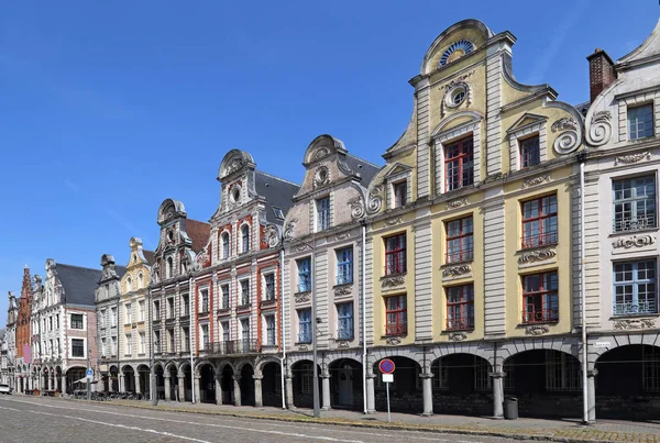 Casas Históricas Grand Place Arras Francia — Foto de Stock