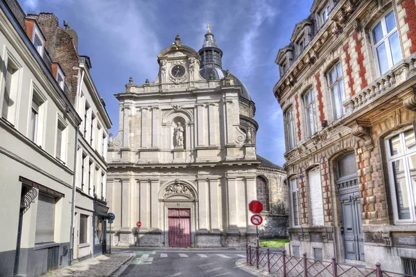 Sainte Marie Madeleine Kyrkan Och Hus Lille Frankrike — Stockfoto