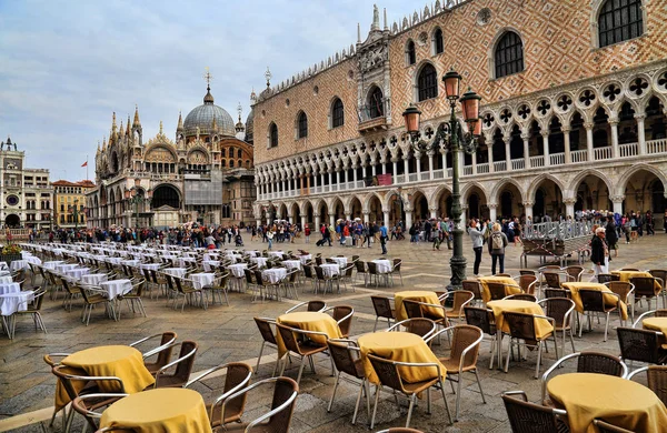 Venice Italië September 2018 Doge Paleis San Marco Kathedraal Venetië — Stockfoto
