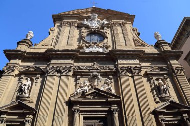 Cephe Barok kilise Floransa, İtalya