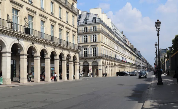 Paris France May 2018 Verkehr Auf Der Rue Rivoli Paris — Stockfoto