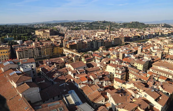 Cityscape Floransa Talya Tepeler Toskana — Stok fotoğraf