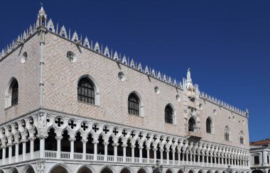 Venedik, İtalya San Marco meydanında Doge Sarayı