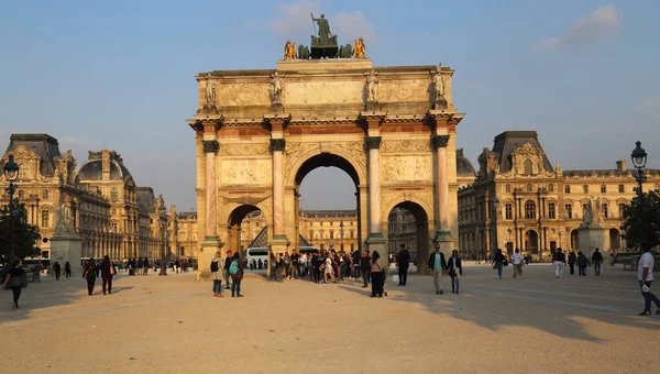 Arc de Triomphe du Carrouse, Paryż, Francja — Zdjęcie stockowe