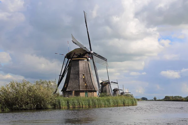 Windmills at Kinderdijk, Holland — Stock Photo, Image