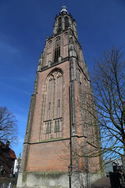Torre della chiesa di Amersfoort, Olanda — Foto Stock