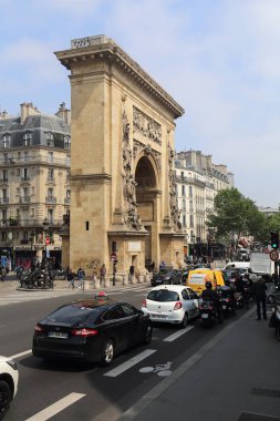 Paris, Fransa 'da Porte Saint-Denis