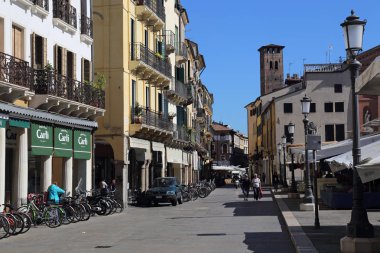 Dükkan Piazza dei sinyorlar Meydanı Padua, İtalya