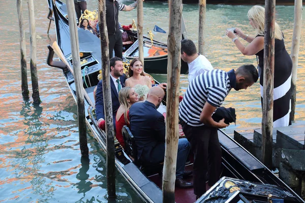 Casamento em Veneza, Italia — Fotografia de Stock