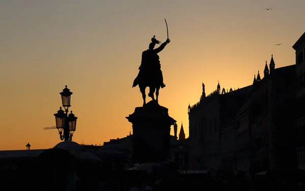 Denkmal in Venedig, Italien — Stockfoto