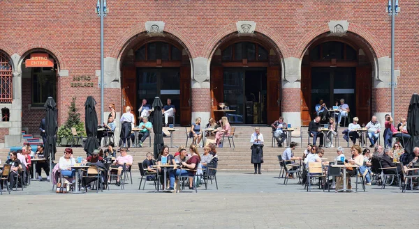 Amsterdam Café, Holland — Stockfoto