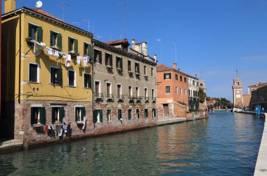 Kanal Venedik'te Arsenal doğru bakıyor