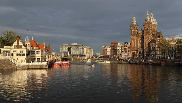 Aziz Nikolaos Kilisesi Amsterdam, Hollanda — Stok fotoğraf