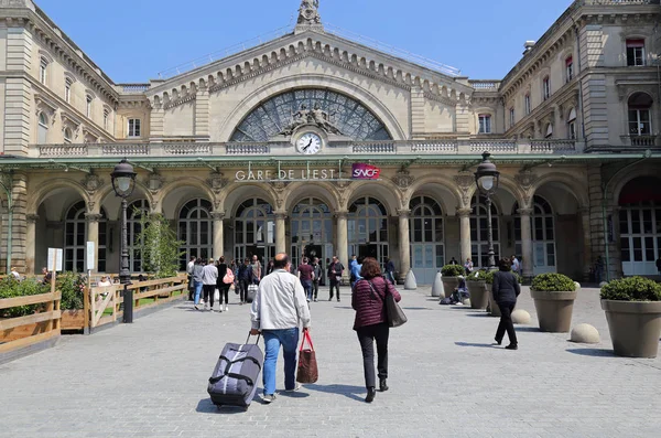 Dworzec kolejowy Gare de l 'est, Paryż, Francja — Zdjęcie stockowe