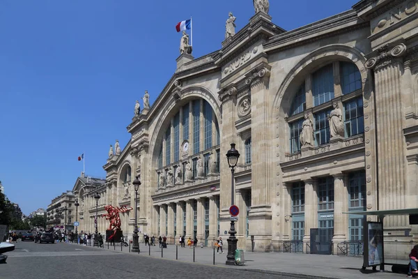 パリにあるGare du Nord鉄道駅 — ストック写真