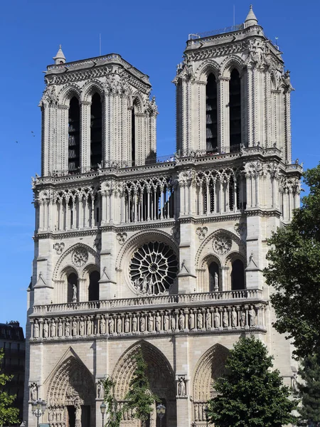 Notre dame catedral em Paris, França — Fotografia de Stock