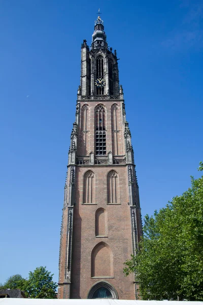 荷兰美斯福尔特教堂塔 — 图库照片