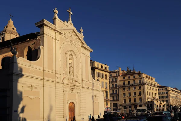 Marseille Franciaország 2019 Szeptember Saint Ferreol Templom Egyéb Történelmi Épületek — Stock Fotó