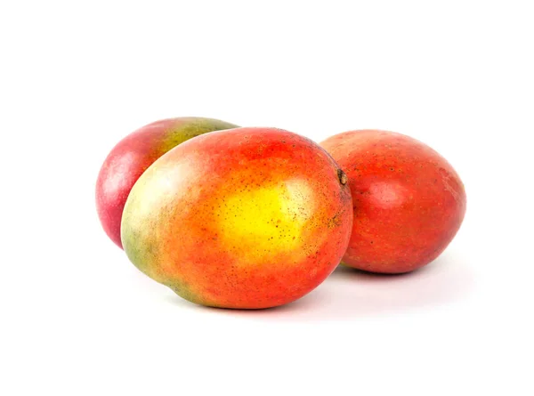 Owoce Mango Izolowane Białym Tle — Zdjęcie stockowe