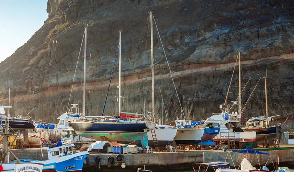 Puerto Mogan Gran Canaria Spanyolország 2018 Július Puerto Mogan Egy — Stock Fotó