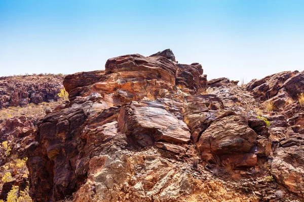 Vista Panorámica Del Barranco Fataga Gran Canaria Islas Canarias España —  Fotos de Stock