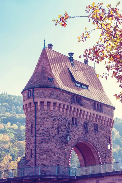 Medieval Bridge Gate Miltenberg Main River Lower Franconia Bavaria Germany — Stock Photo, Image