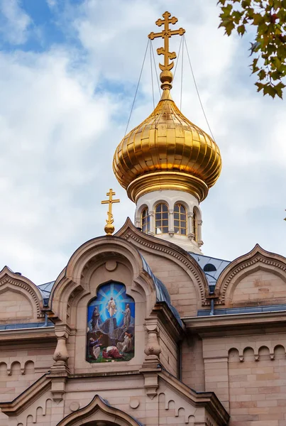 Russisch Orthodoxe Kirche Baden Baden — Stockfoto