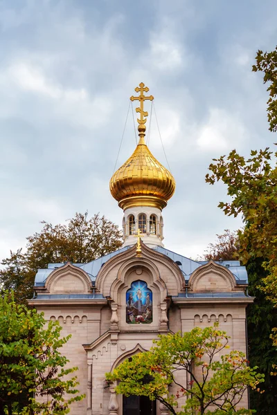 Église Orthodoxe Russe Baden Baden Allemagne — Photo