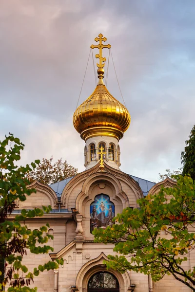 Église Orthodoxe Russe Baden Baden Allemagne — Photo