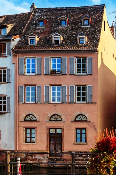 Strasbourg Old Colorful Traditional Houses Petite France Area — Stock Photo, Image