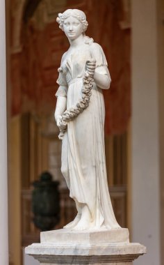 Pavlovsk, St Petersburg, Rusya Federasyonu - 28 Ağustos 2018: Gonzaga Galeri Pavlovsk palace, Saint Petersburg, Rusya Federasyonu.