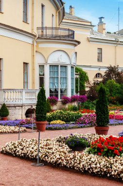 Pavlovsk, St Petersburg, Rusya Federasyonu - 28 Ağustos 2018: Private Pavlovsky Bahçe Sarayı Pavlovsk, Saint Petersburg, Rusya Federasyonu.