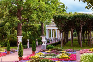 Pavlovsk, St Petersburg, Rusya Federasyonu - 28 Ağustos 2018: Pavilion 