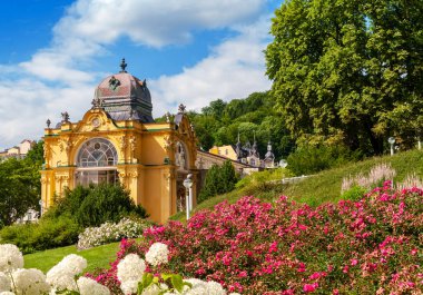 Romantic architecture of Bohemia. Marianske Lazne (Marienbad), Czech Republic clipart