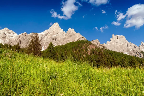 Il gruppo Pale di San Martino — Foto Stock