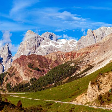 Passo Rolle, Dolomites,  Italy clipart