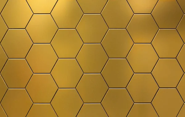 Фотография золотого блеска геометрический фон шаблона с текстурой шестиугольника для шаблона . — стоковое фото