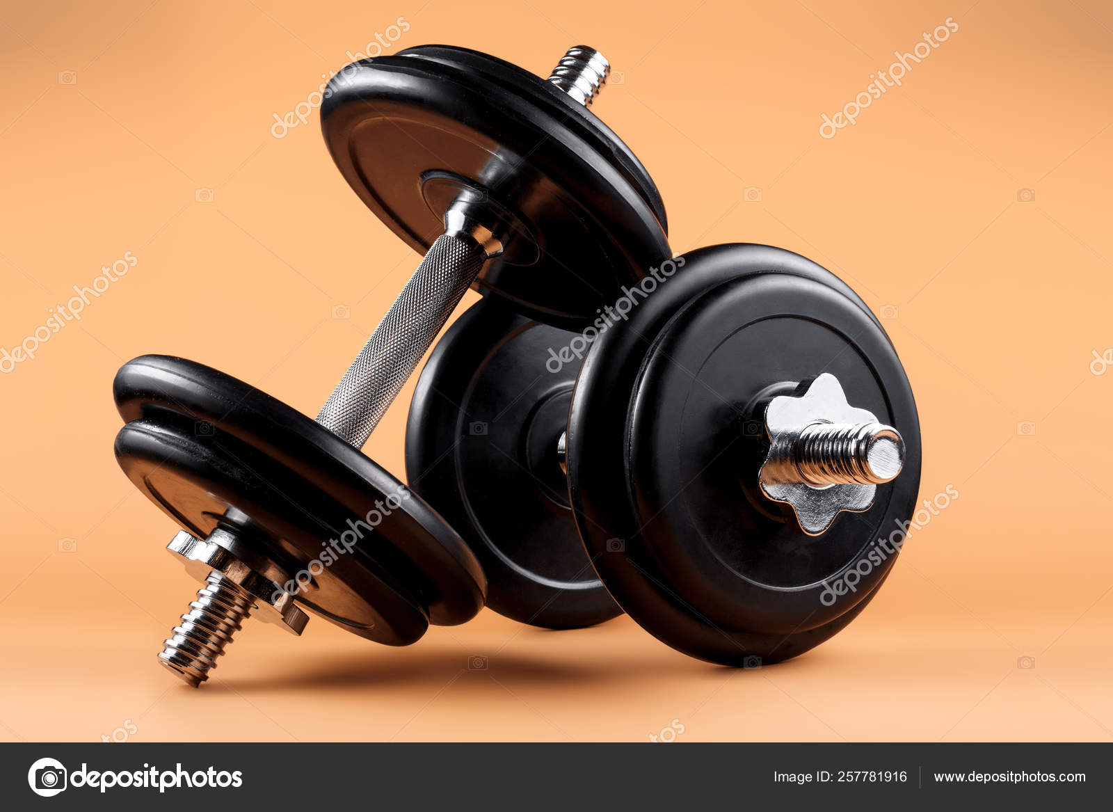 Fitness concept dumbbell sale