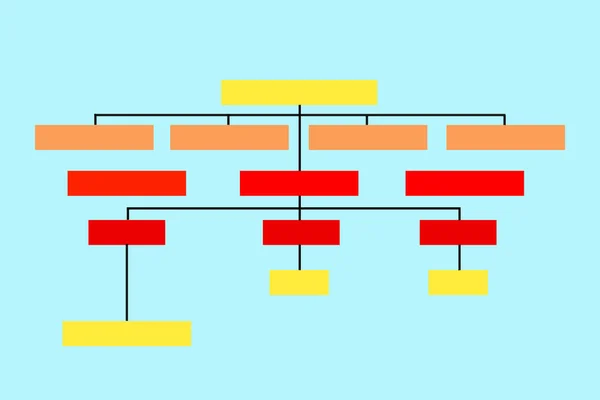 Ilustración Del Diagrama Espacio Blanco Para Contenido Negocio Diagrama Proceso —  Fotos de Stock