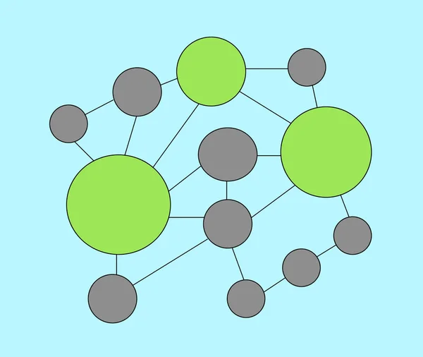 Diagram Obrázek Prázdné Místo Pro Obsah Podnikání Diagram Procesu — Stock fotografie