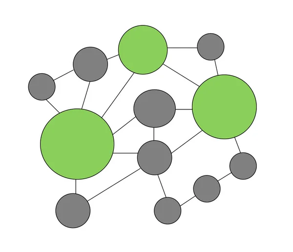 Diagram Ilustracja Puste Miejsce Dla Zawartości Biznes Schemat Procesu — Zdjęcie stockowe