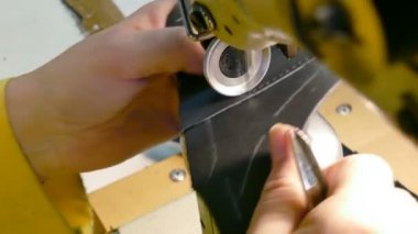 İğne deri aksesuar / işçi dikiş makinesi dikiş Ayakkabı imalatı için deri parçaları