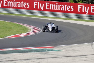 Budapeşte ; Macaristan ; 07/29/2018. Lance Stroll Williams'ın arabasında. Macaristan Formula 1 Grand Prix yarışı 
