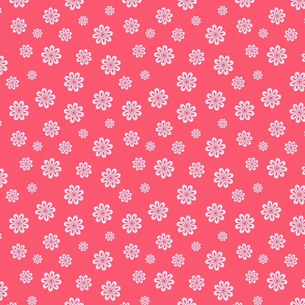 Patrón Sin Costuras Flores Lila Ilustración Vector Rosa — Vector de stock