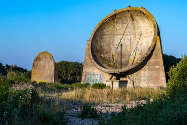 New Romney, Romney Marsh, İngiltere, - 26 Ağustos 2019 - Sound Mirrors